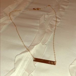 phi mu bar necklace